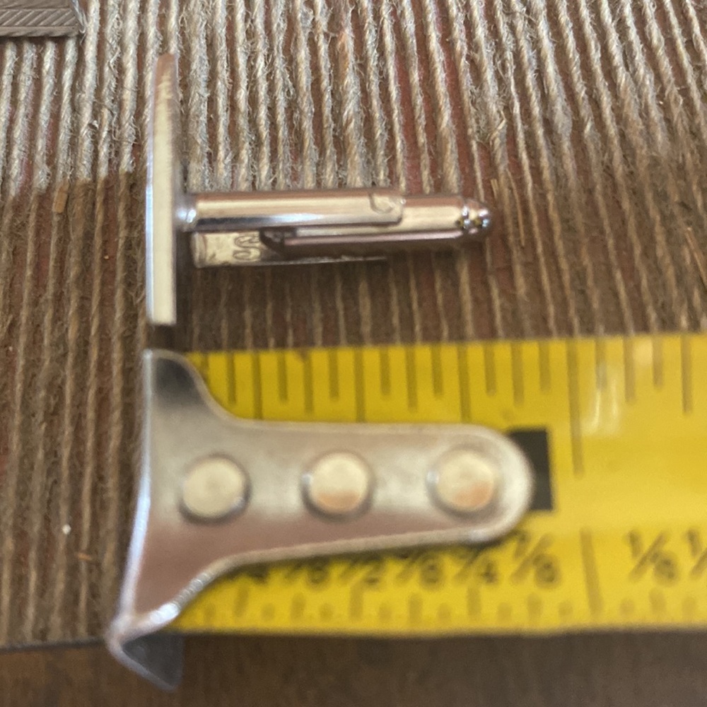 Vintage Shields Marked Rectangular Silver Mid-Cen… - image 8